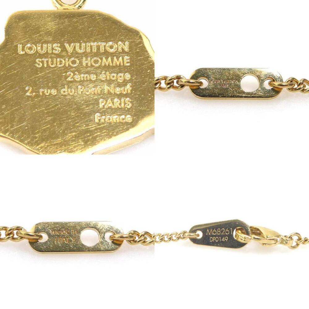 LOUIS VUITTON Gold Necklace - Picture 4 of 5